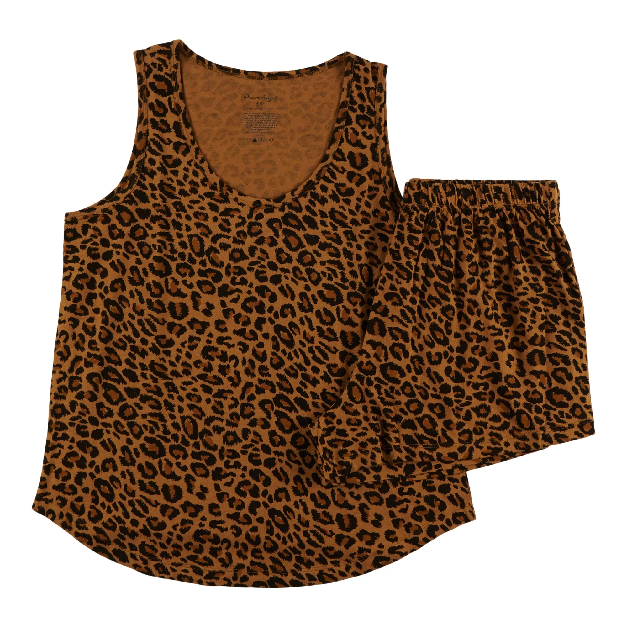 Dream Angel Women's Scooped Neckline Boxer PJ Set, 2-Piece sold by Giant Tiger