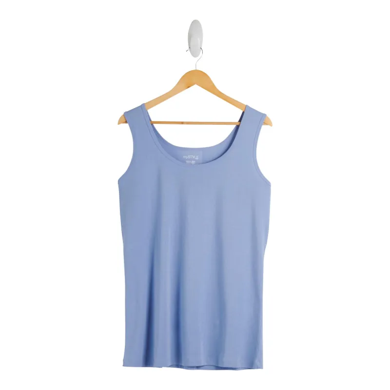 mySTYLE Women's Plus Scoop Neck Tank Top sold by Giant Tiger