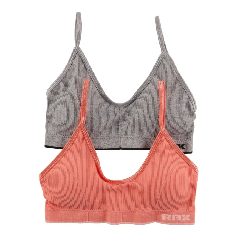 RBX Women's Seamless Sports Bra, 2-Pack made by RBX