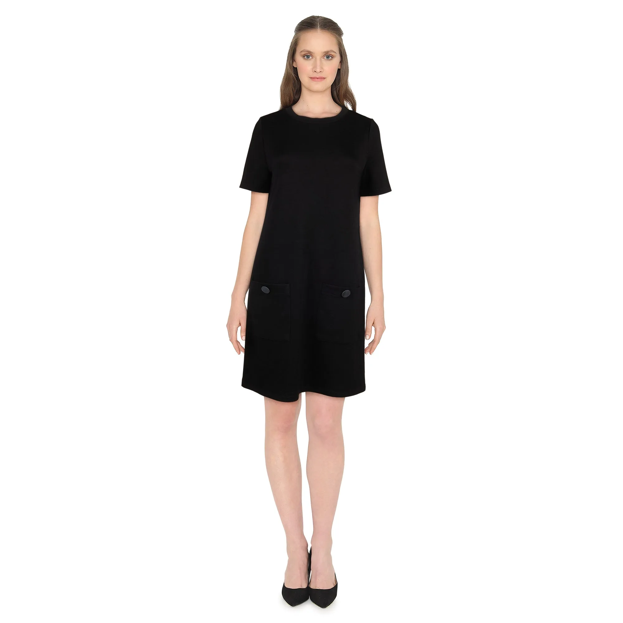 lily morgan Women's Modern Chic Scuba Shift Dress sold by Giant Tiger