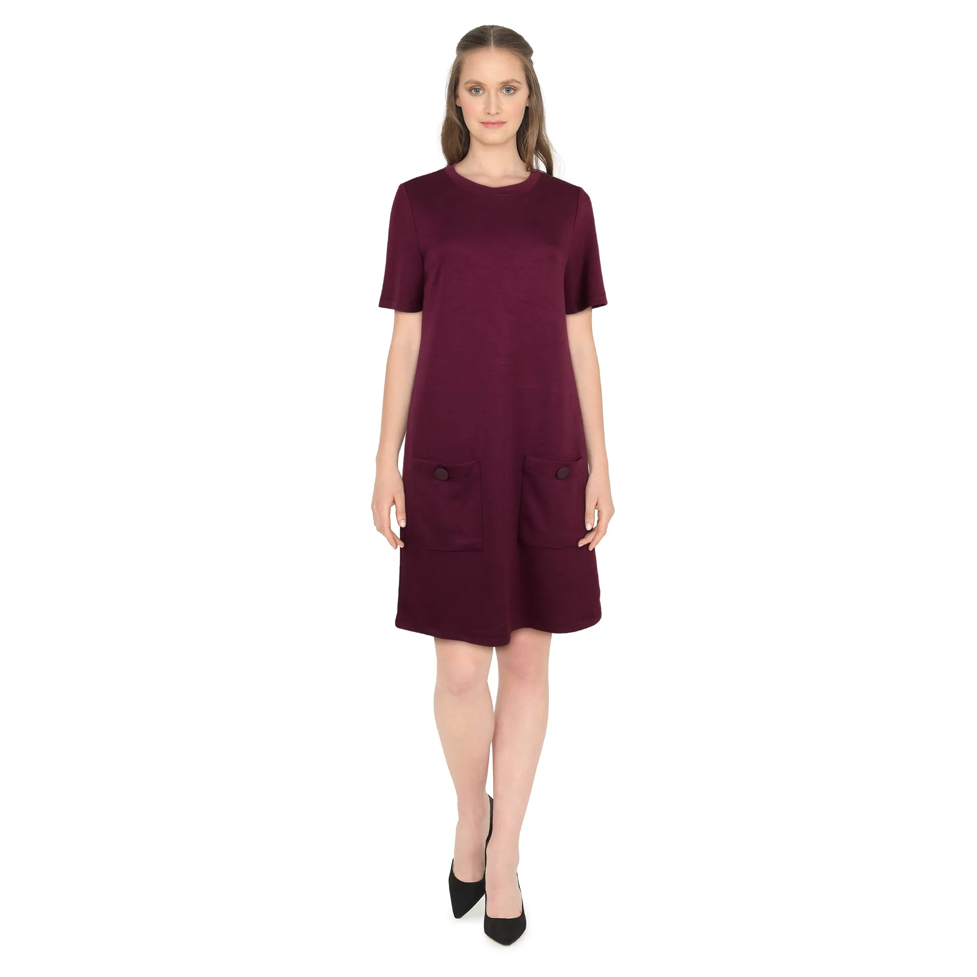 lily morgan Women's Modern Chic Scuba Shift Dress sold by Giant Tiger product image thumbnail 2