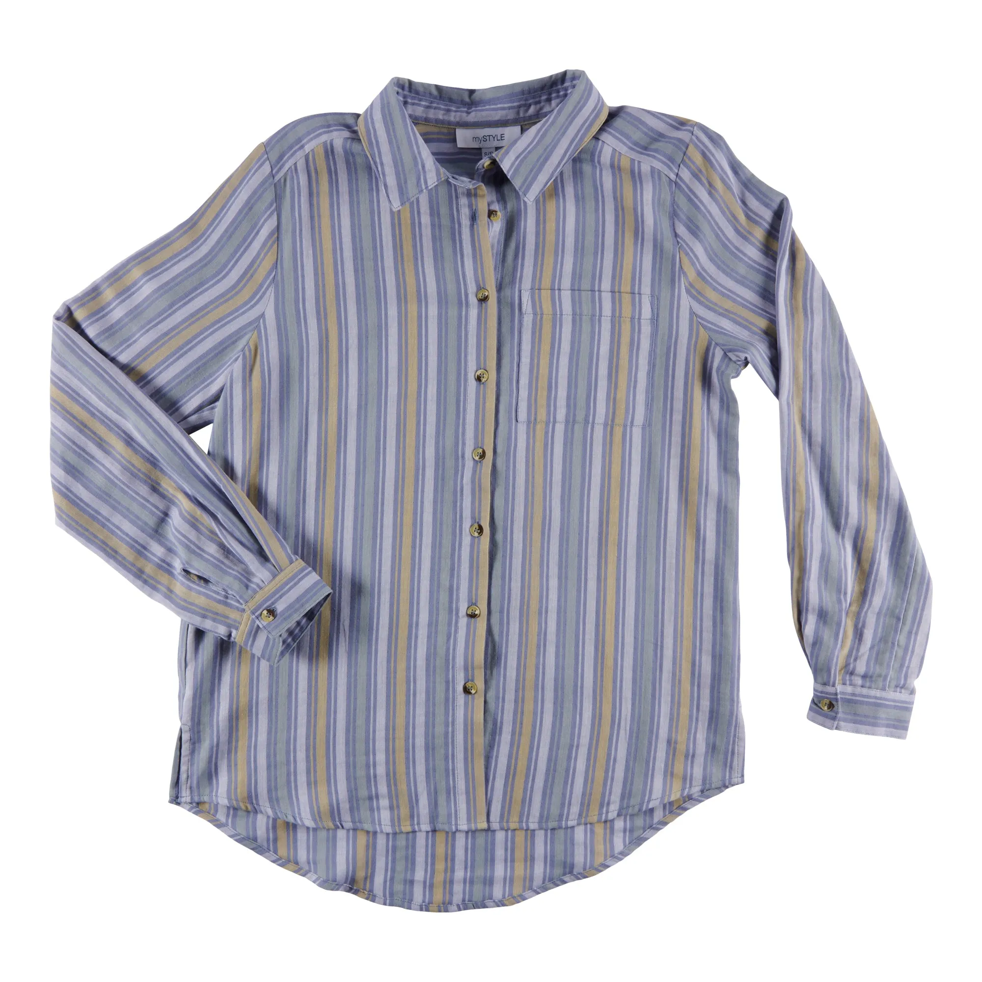 mySTYLE Women's Cool Comfort Striped Shirt sold by Giant Tiger