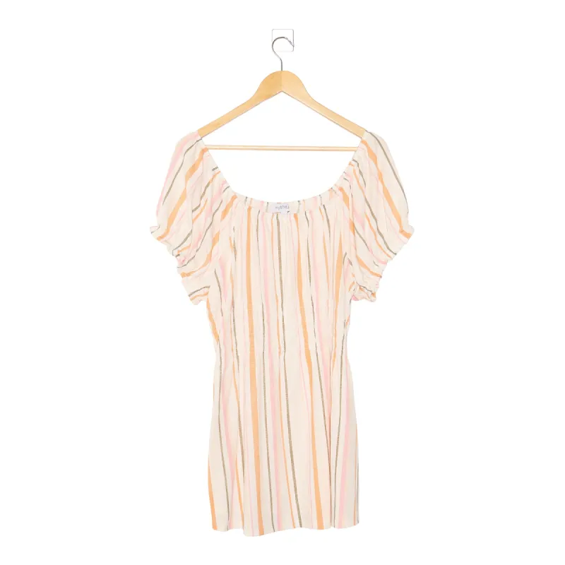 mySTYLE Women's Plus Cool Comfort Printed Eyelet Top sold by Giant Tiger