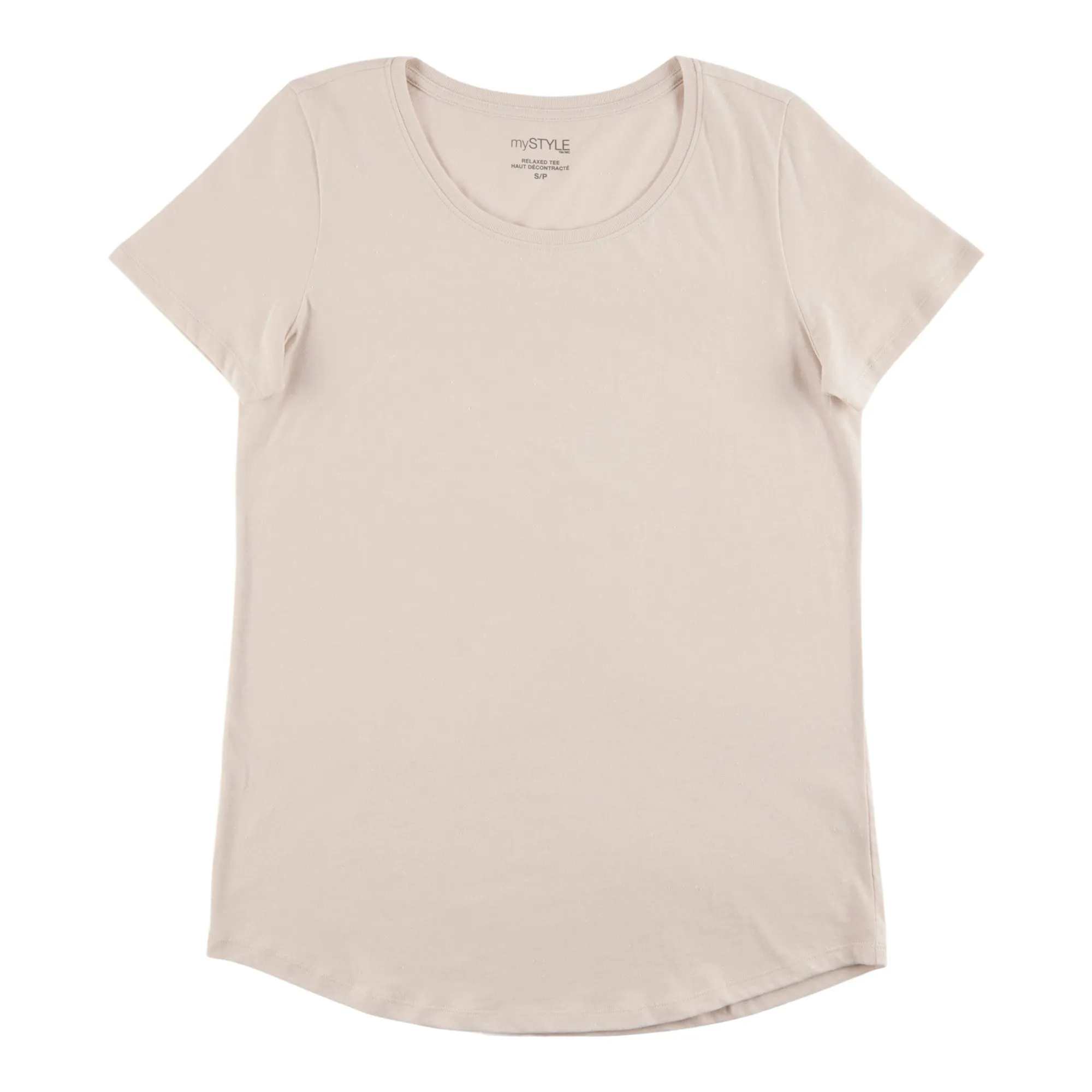mySTYLE Women's Scoop Neck Relaxed Speckled T-Shirt sold by Giant Tiger product image thumbnail 2
