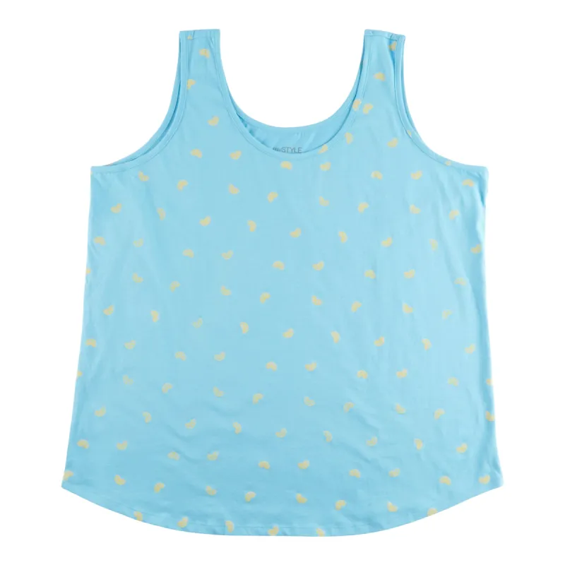 mySTYLE Women's Plus Country Cool Tropical Tank Top sold by Giant Tiger