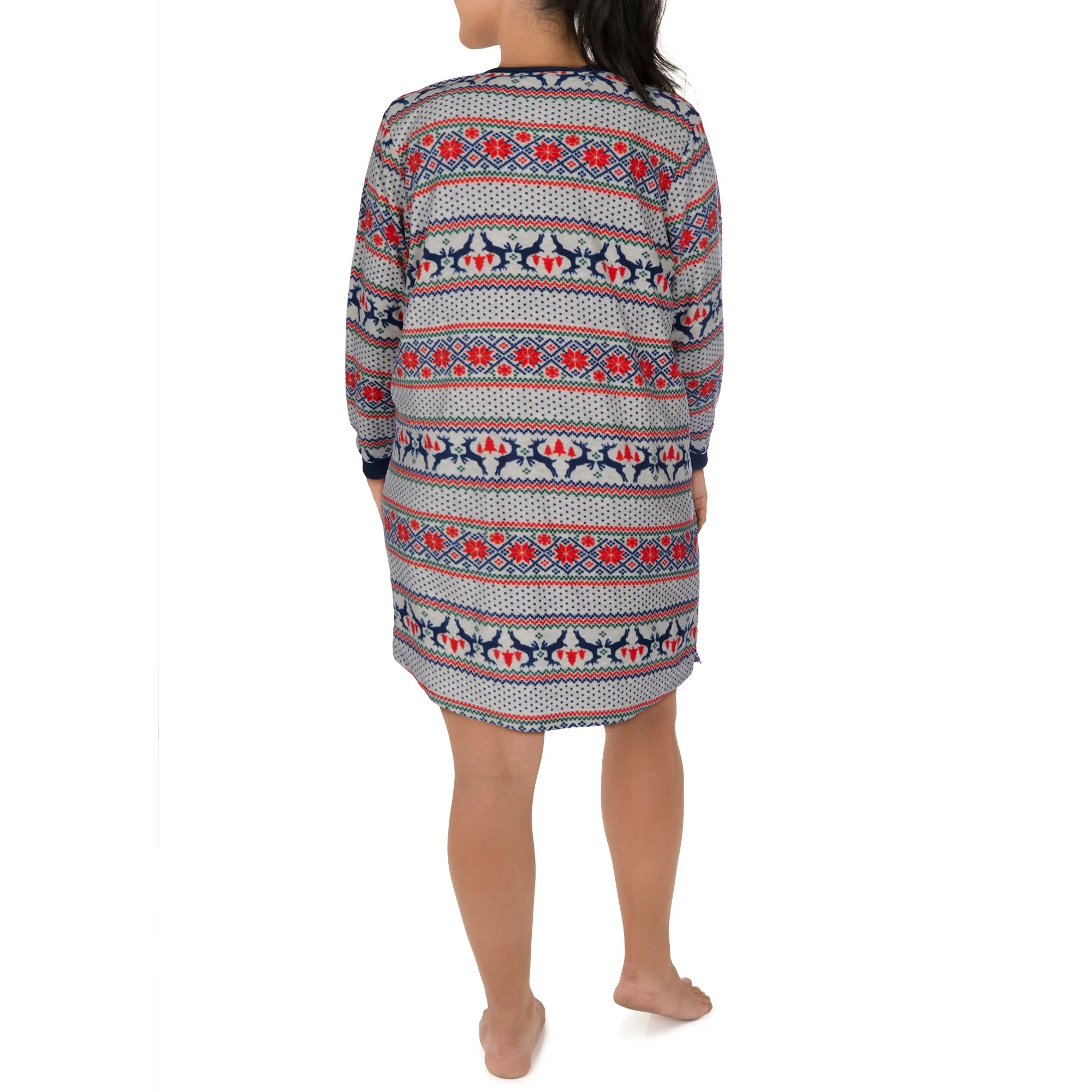 Carisma Women's Plus Micro-Polar Sleepshirt sold by Giant Tiger product image thumbnail 4