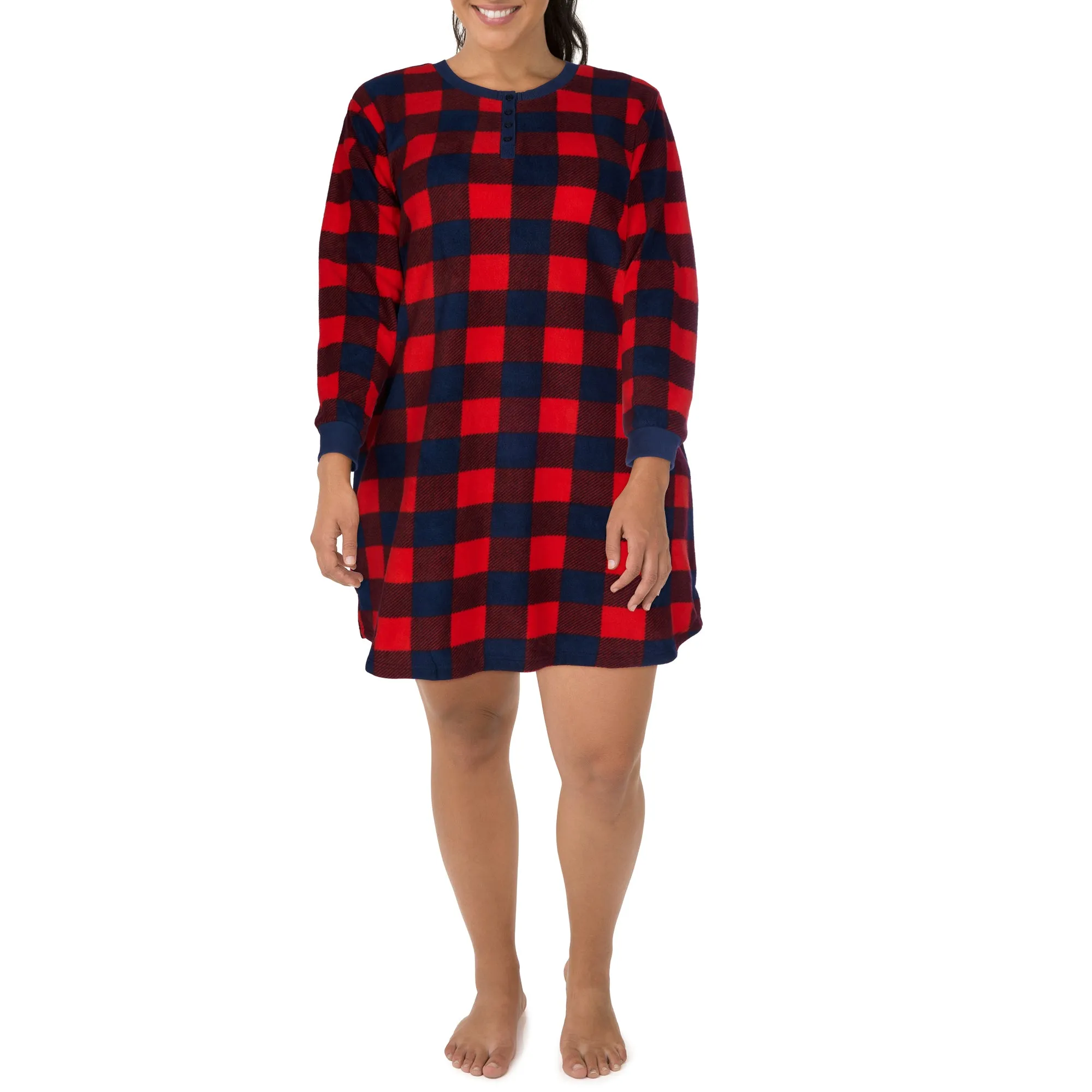 Carisma Women's Plus Micro-Polar Sleepshirt sold by Giant Tiger product image thumbnail 5