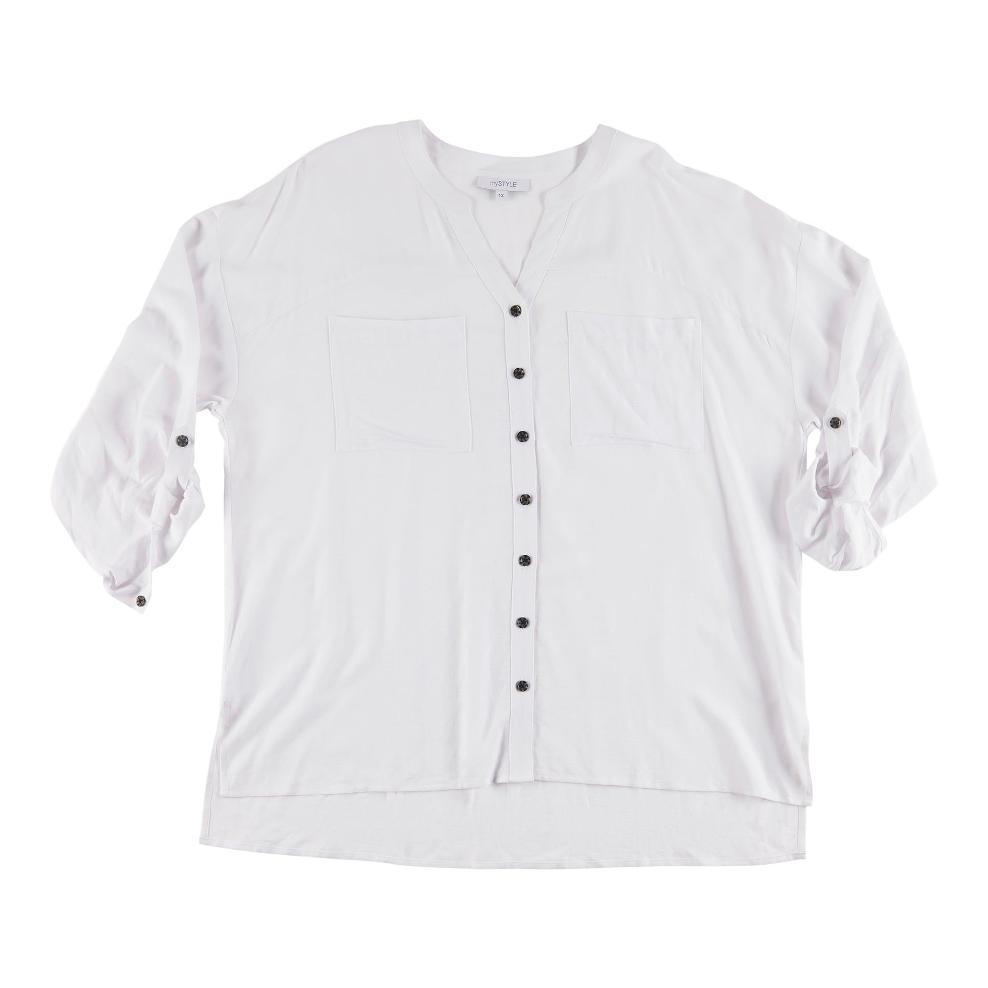 mySTYLE Women's Seaside Linen Shirt sold by Giant Tiger