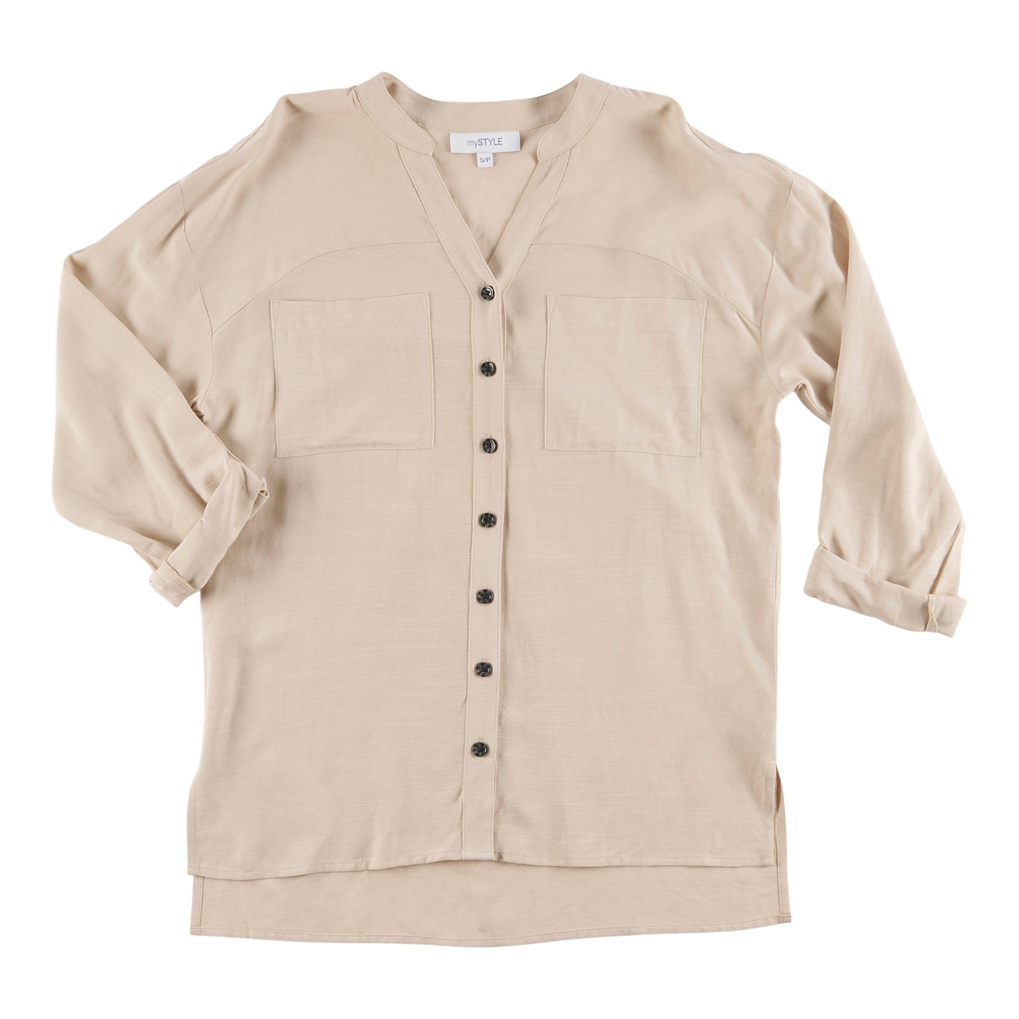 mySTYLE Women's Seaside Linen Shirt sold by Giant Tiger product image thumbnail 2