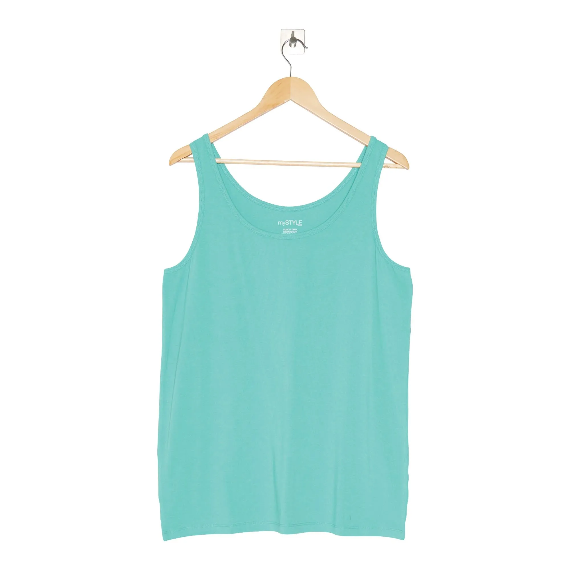 mySTYLE Women's Plus Solid Scoop Neck Tank Top sold by Giant Tiger