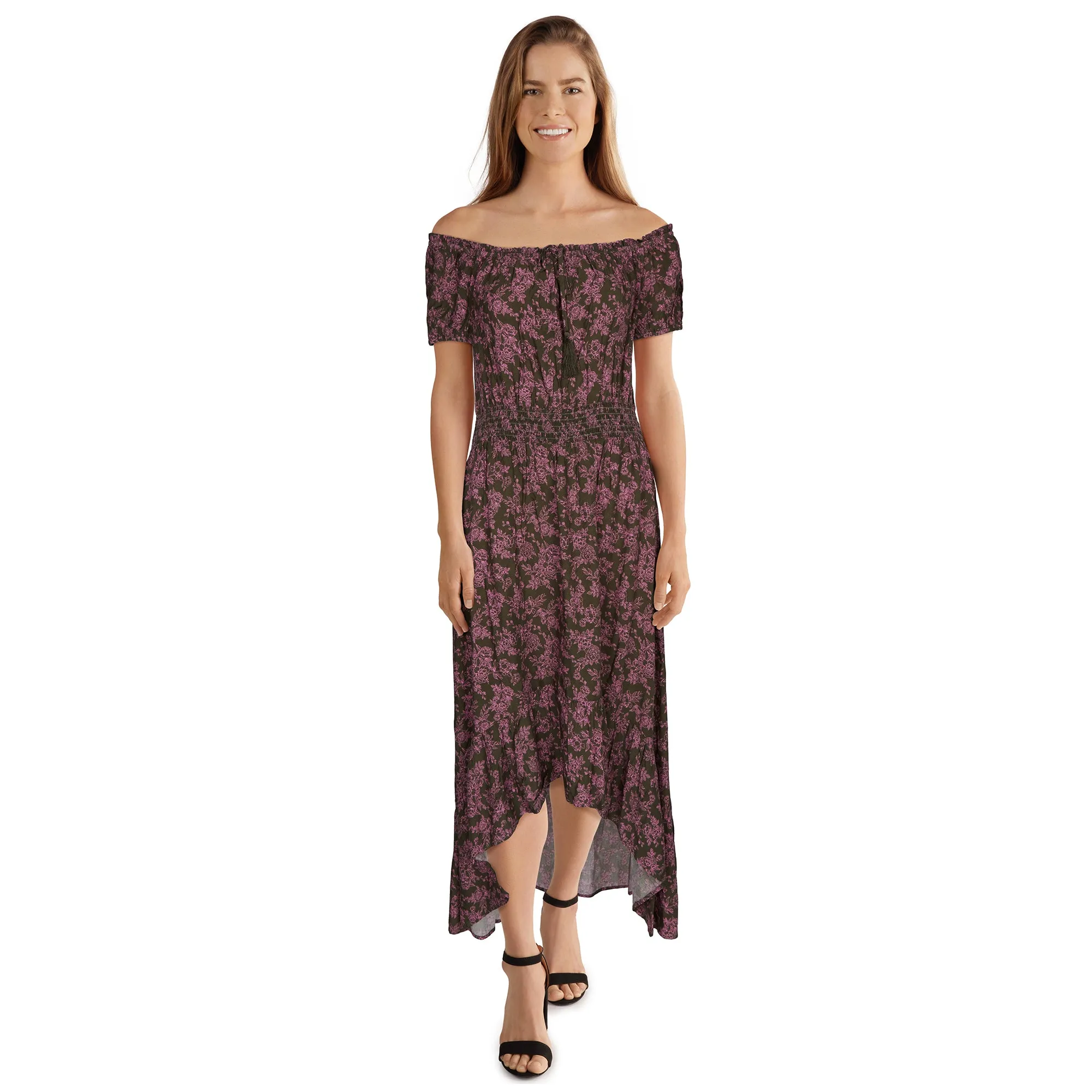 lily morgan Women's Off Shoulder Maxi Dress sold by Giant Tiger product image thumbnail 2