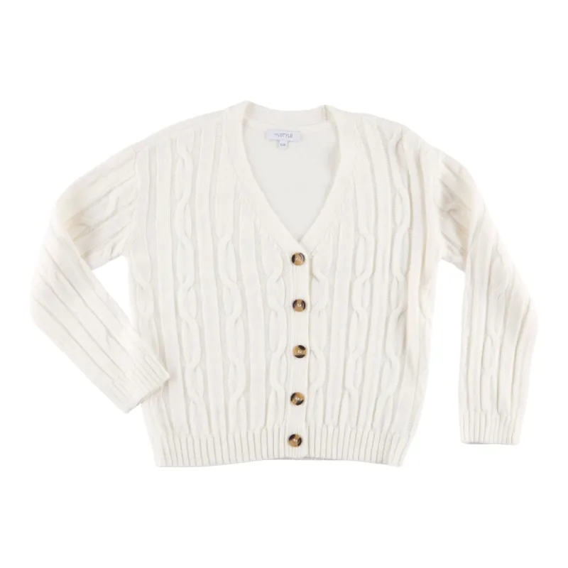 mySTYLE Women's New Wave Cable Cardigan sold by Giant Tiger