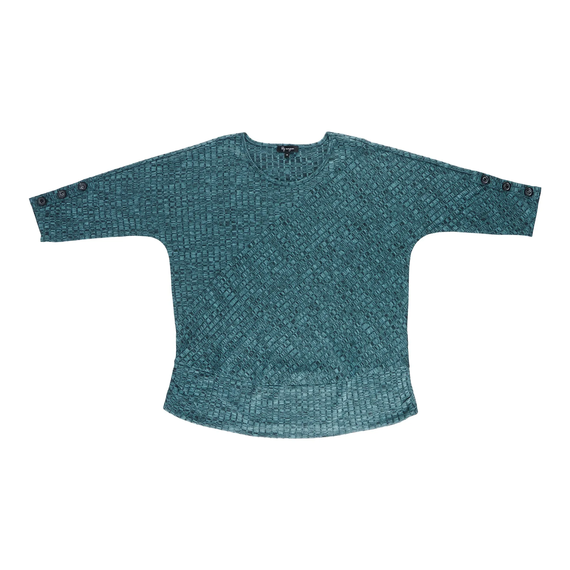 lily morgan Women's Plus Scooped Neck Blouse sold by Giant Tiger product image thumbnail 2