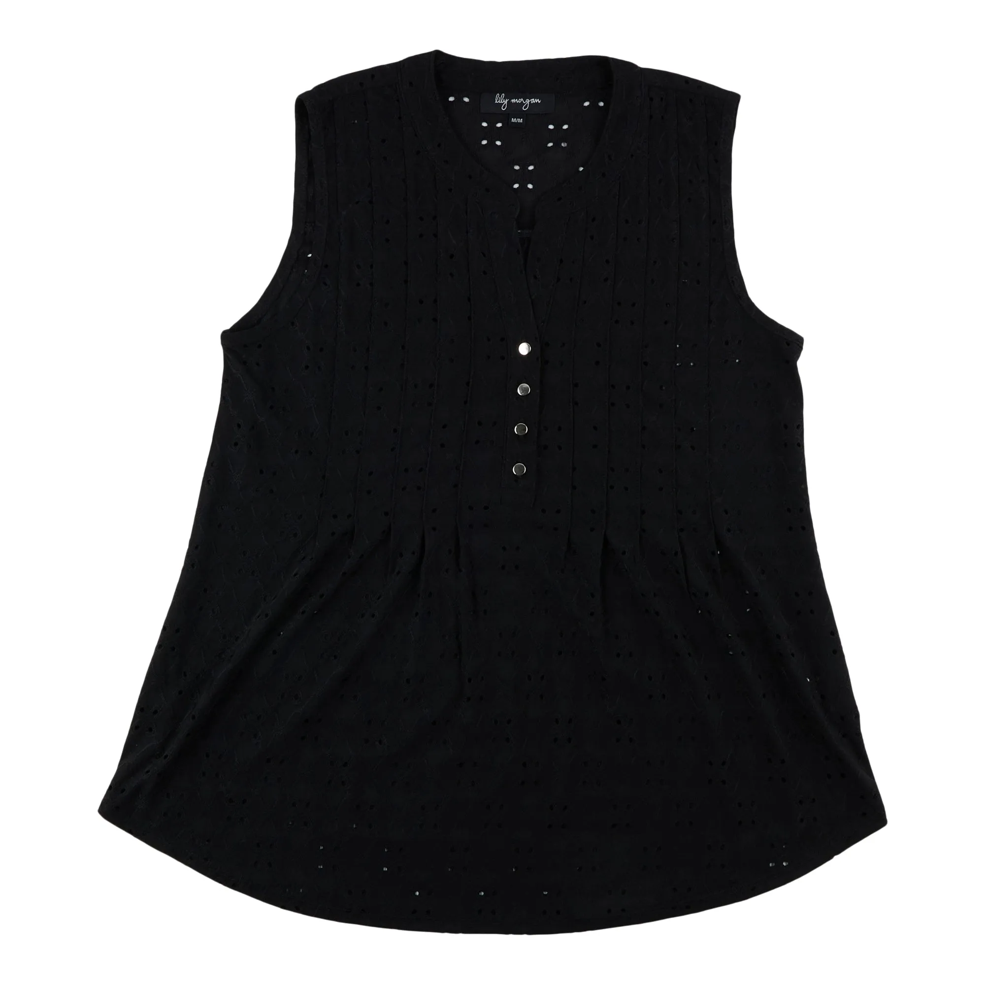 lily morgan Women's Sleeveless Pintuck Top sold by Giant Tiger