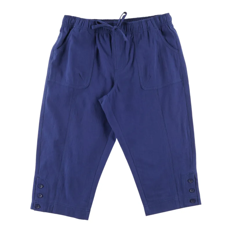 Classic Editions Women's Summer Look Petite Crinkle Capris sold by Giant Tiger