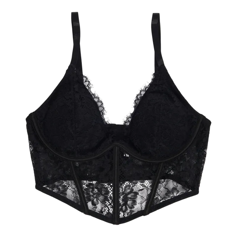 Carisma Women's Lace Bustier Underwire Bra sold by Giant Tiger