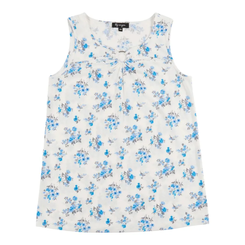 lily morgan Women's Urban Chic Printed Ring Detail Tank Top sold by Giant Tiger