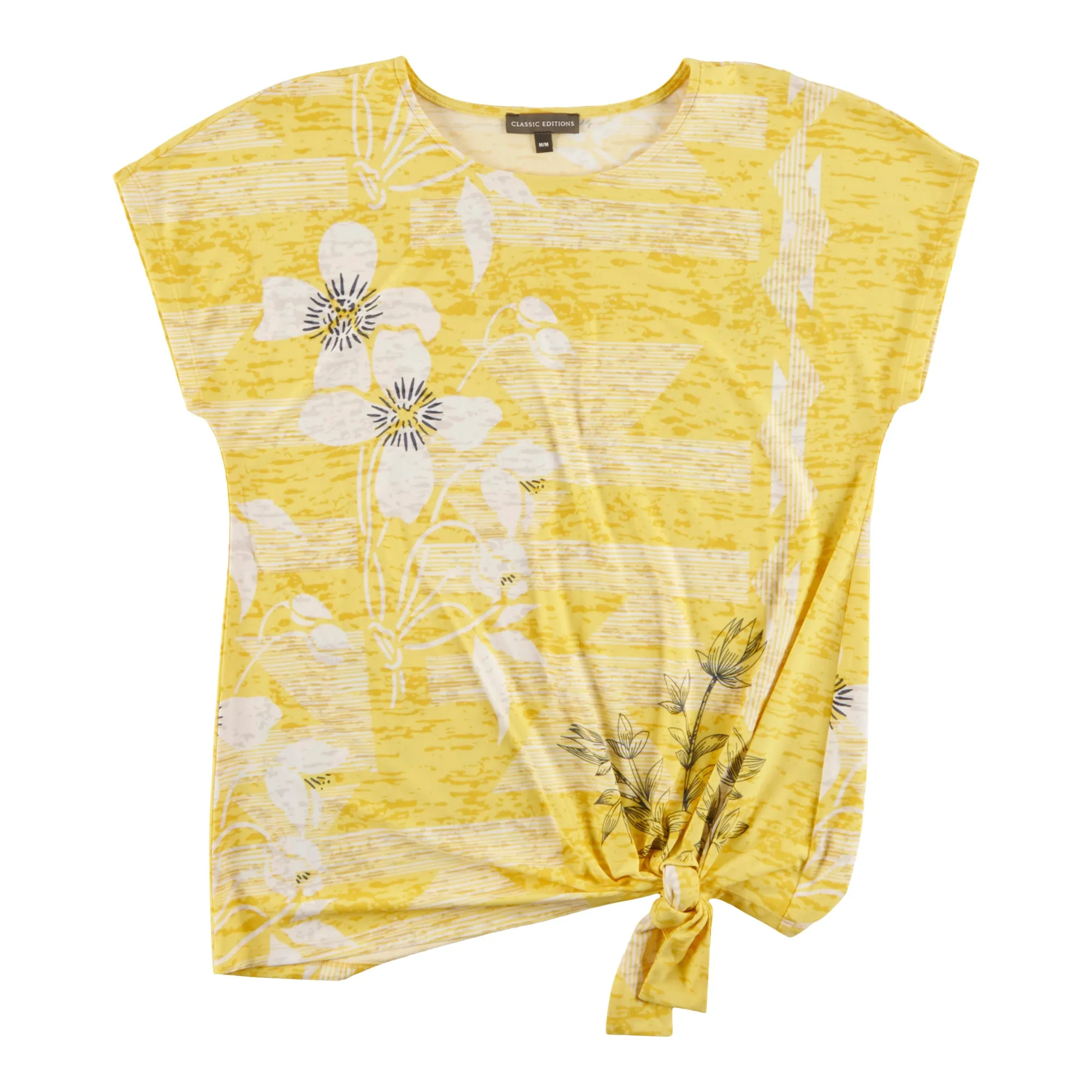 Classic Editions Women's Summer Look All-Over Print Top with a Side Knot sold by Giant Tiger product image thumbnail 3