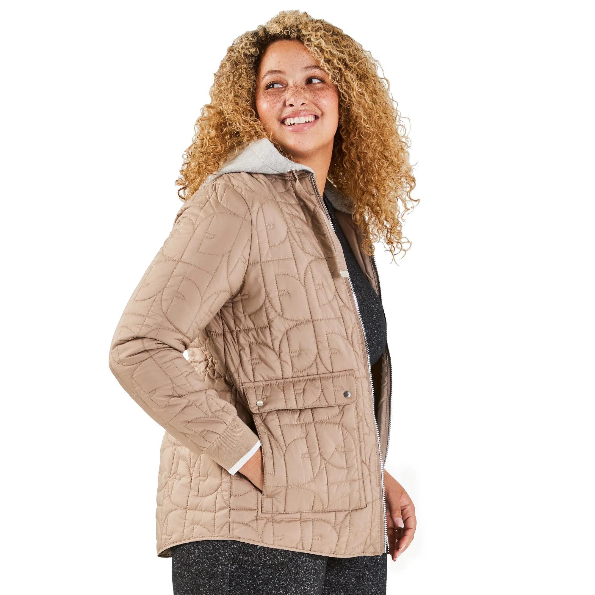mySTYLE Women's Quilted Jacket with Hood sold by Giant Tiger product image thumbnail 2