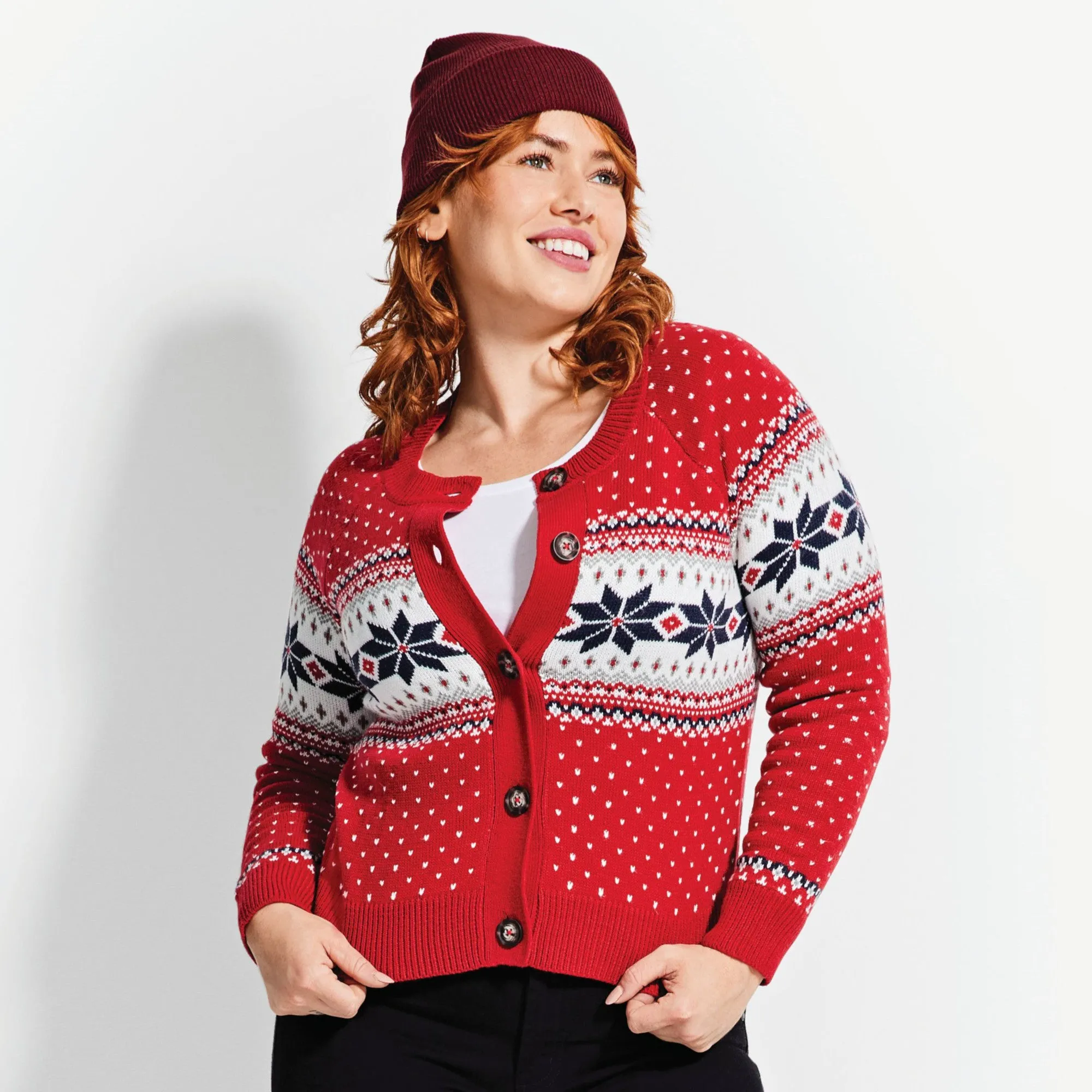 mySTYLE Women's Fair Isle Cardigan sold by Giant Tiger product image thumbnail 2