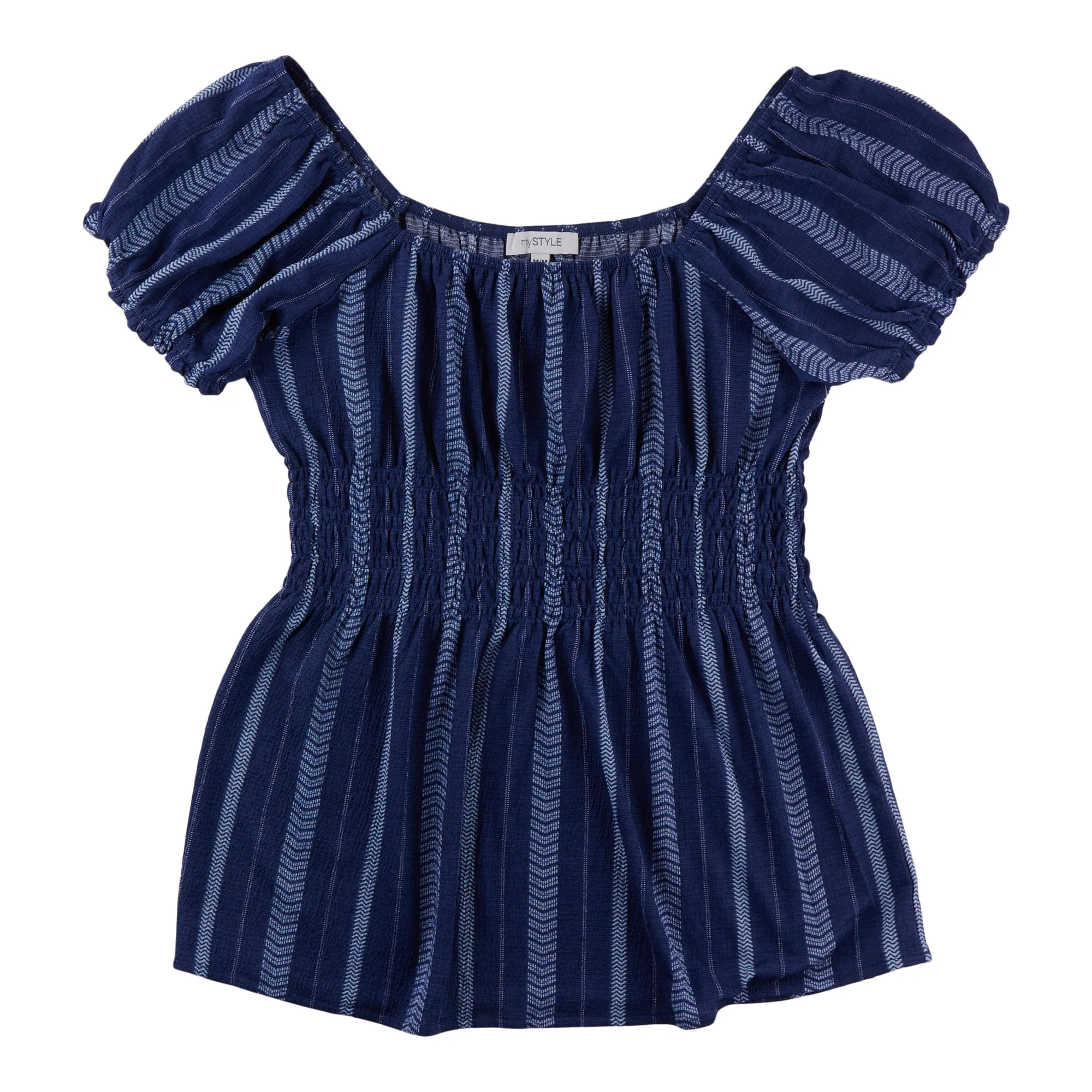 mySTYLE Women's Mykonos Short Sleeve Smock Top sold by Giant Tiger product image thumbnail 2