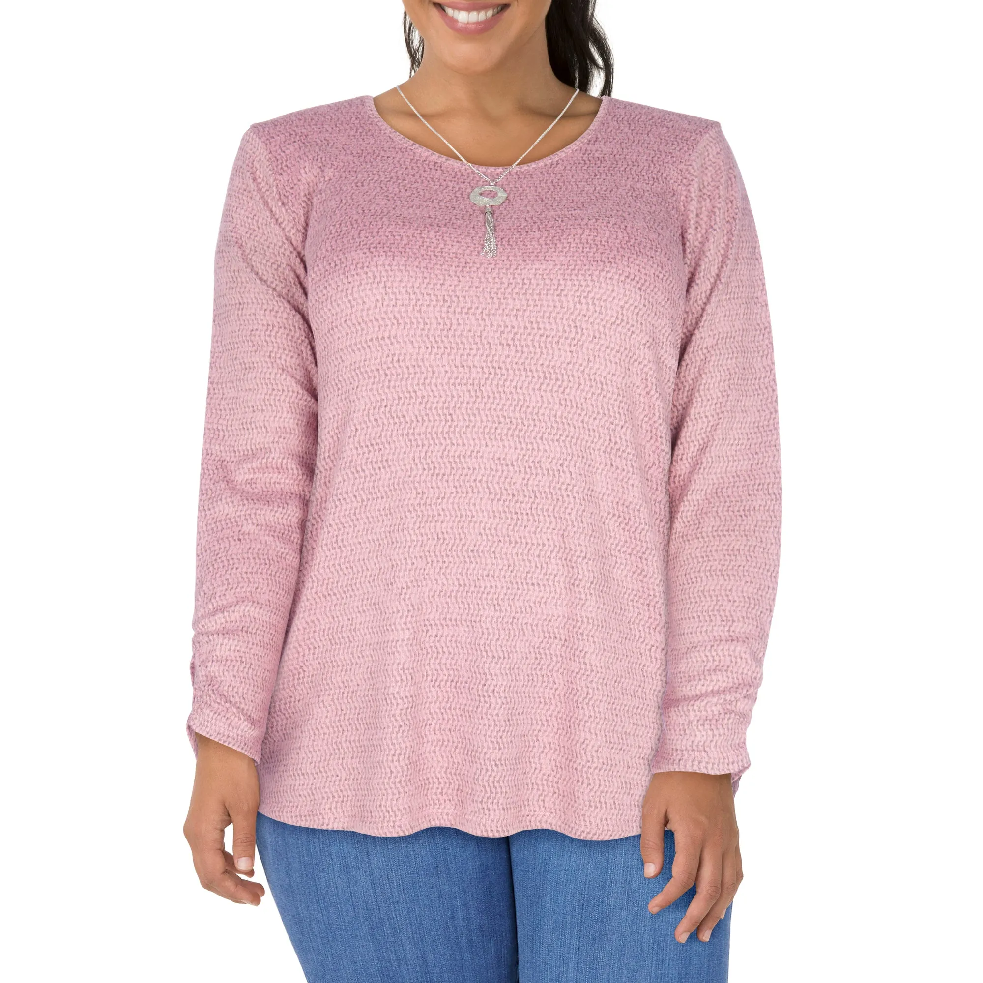 lily morgan Women's Plus Round Neck Blouse sold by Giant Tiger product image thumbnail 5