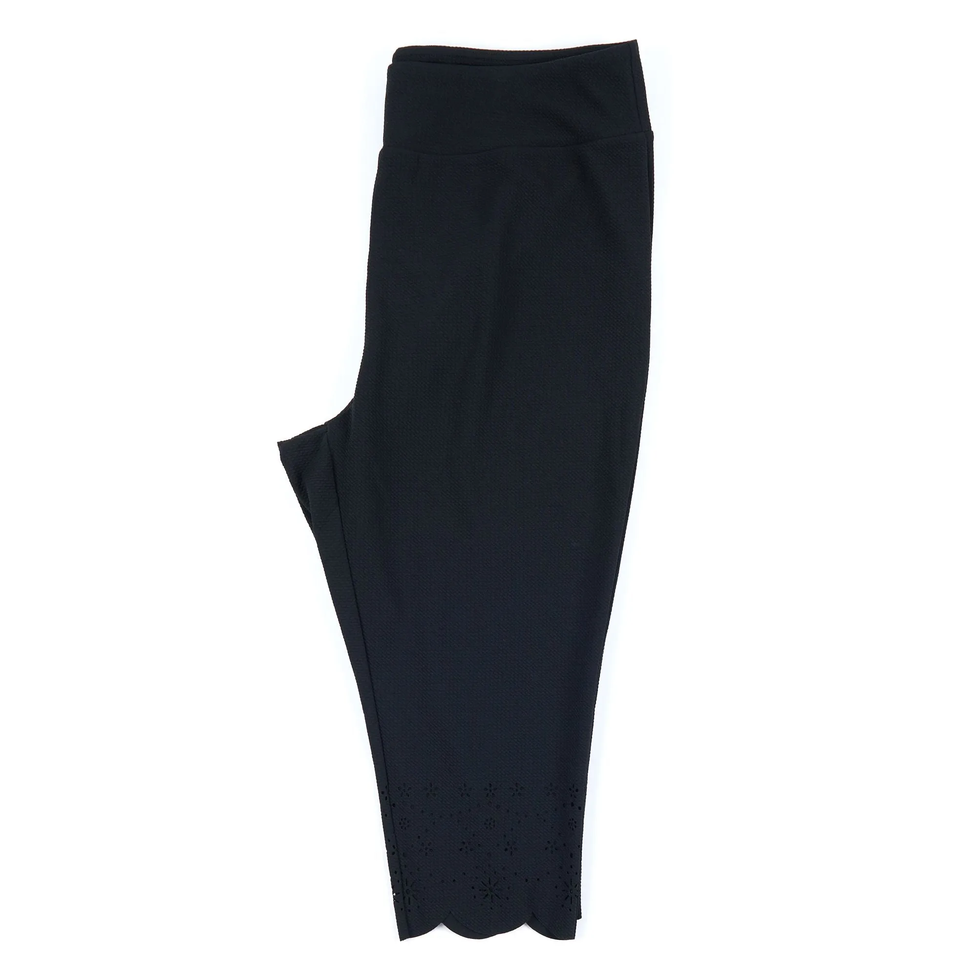 lily morgan Women's Plus Laser Cut Capris sold by Giant Tiger