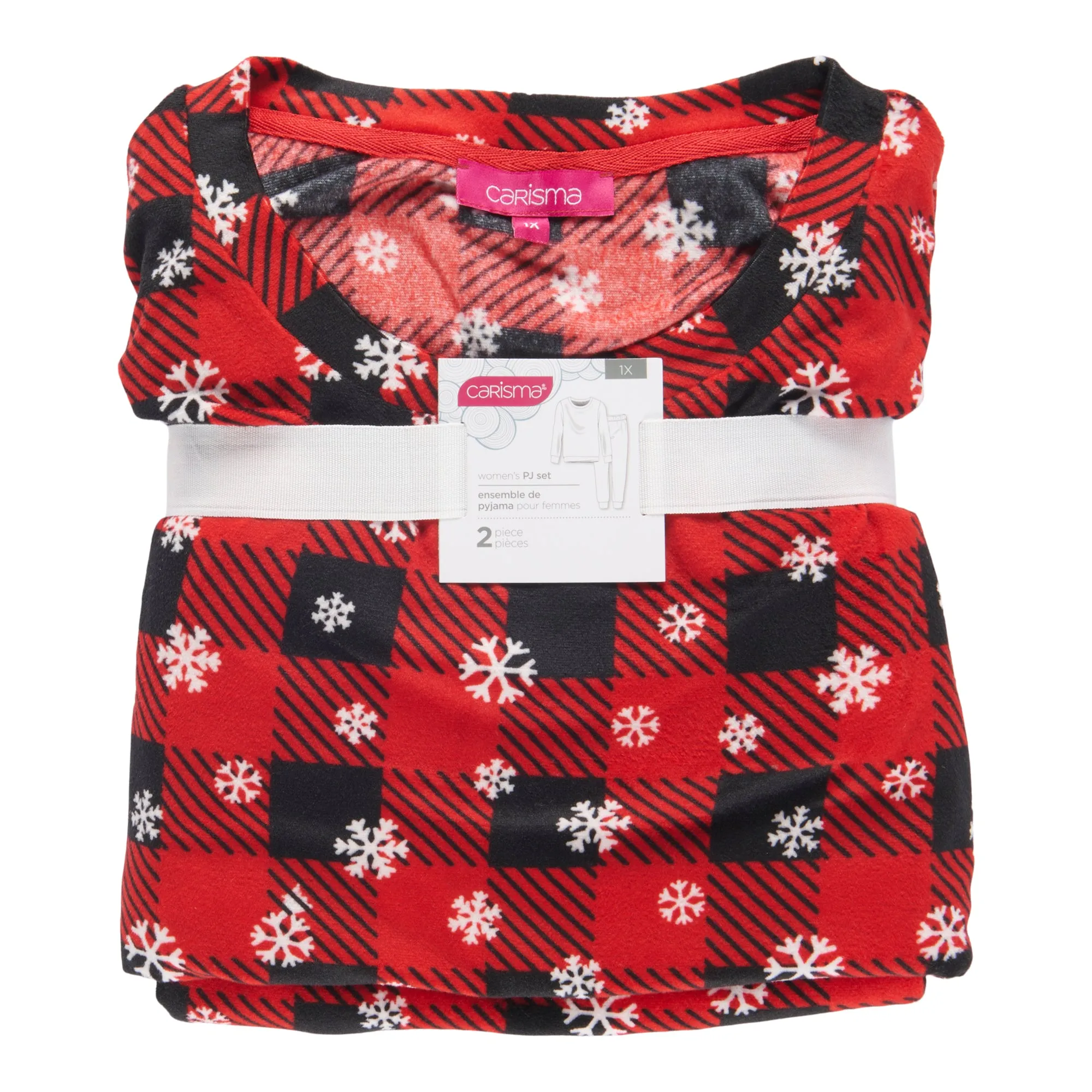 Carisma Women's Plus Bunny Fleece PJ Set, 2-Piece sold by Giant Tiger product image thumbnail 4