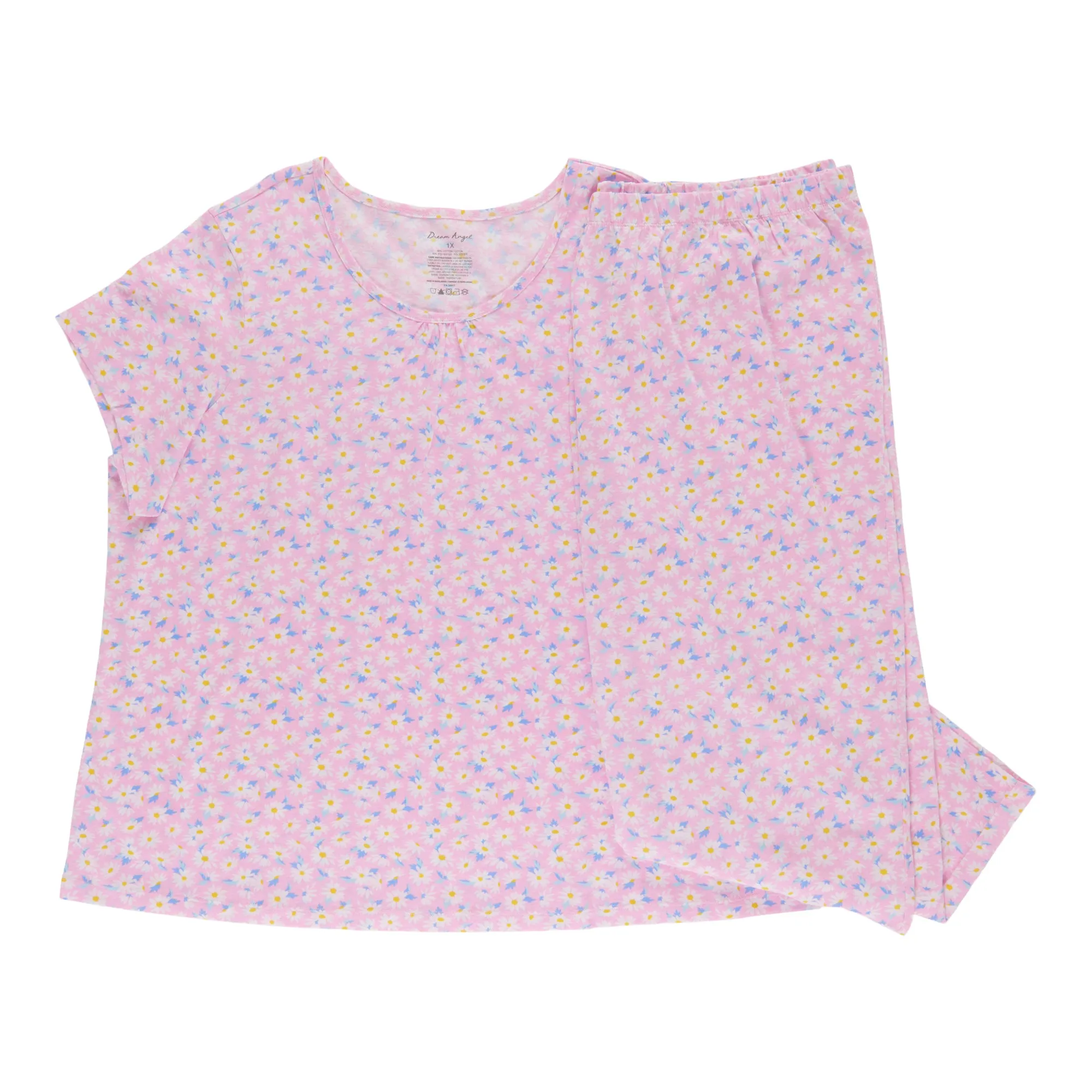 Dream Angel Women's Plus Short Sleeve Capri PJ Set, 2-Piece sold by Giant Tiger product image thumbnail 2