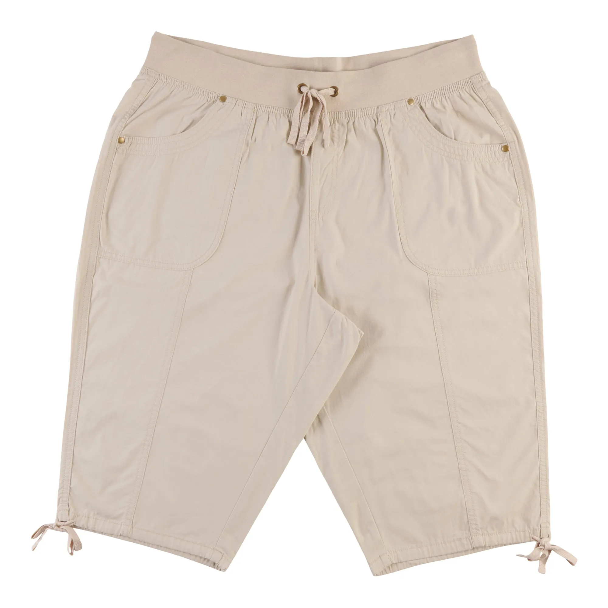 mySTYLE Women's Plus Seasonal Poplin Skimmer Capris sold by Giant Tiger product image thumbnail 2