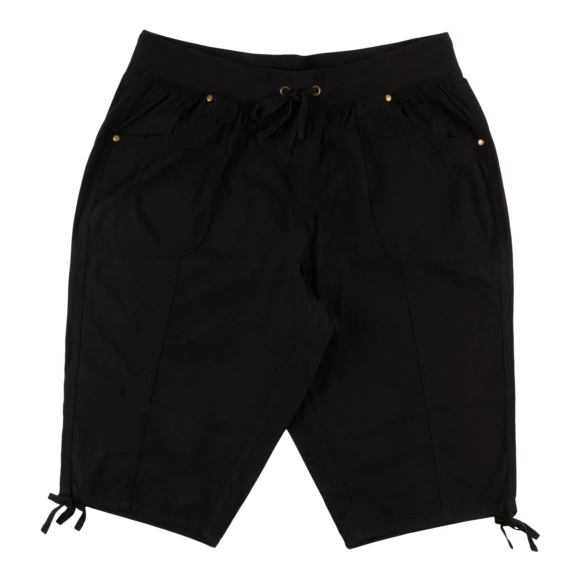 mySTYLE Women's Plus Seasonal Poplin Skimmer Capris sold by Giant Tiger