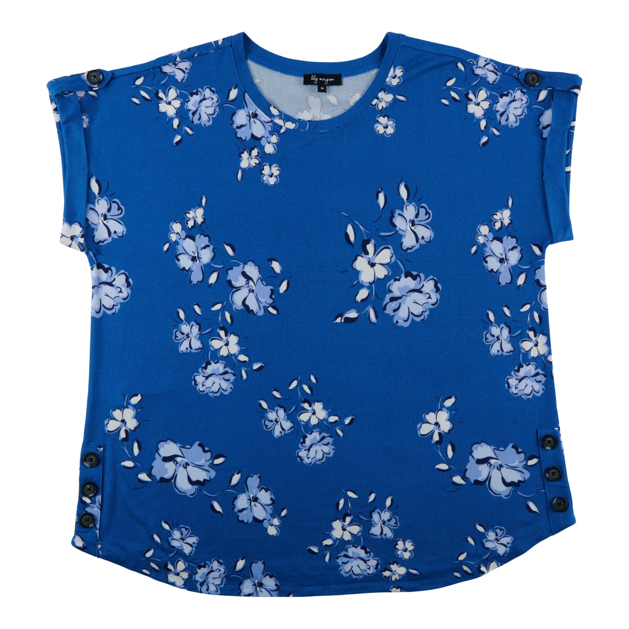 lily morgan Women's Plus Top with Button Details sold by Giant Tiger product image thumbnail 3