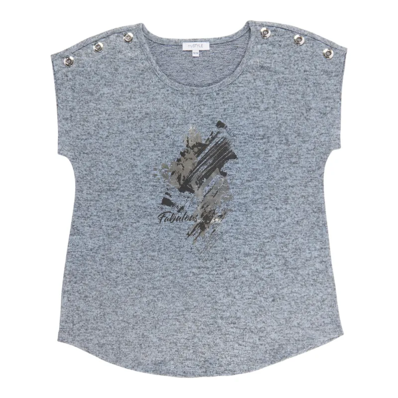 mySTYLE Women's Short Sleeve T-Shirt sold by Giant Tiger