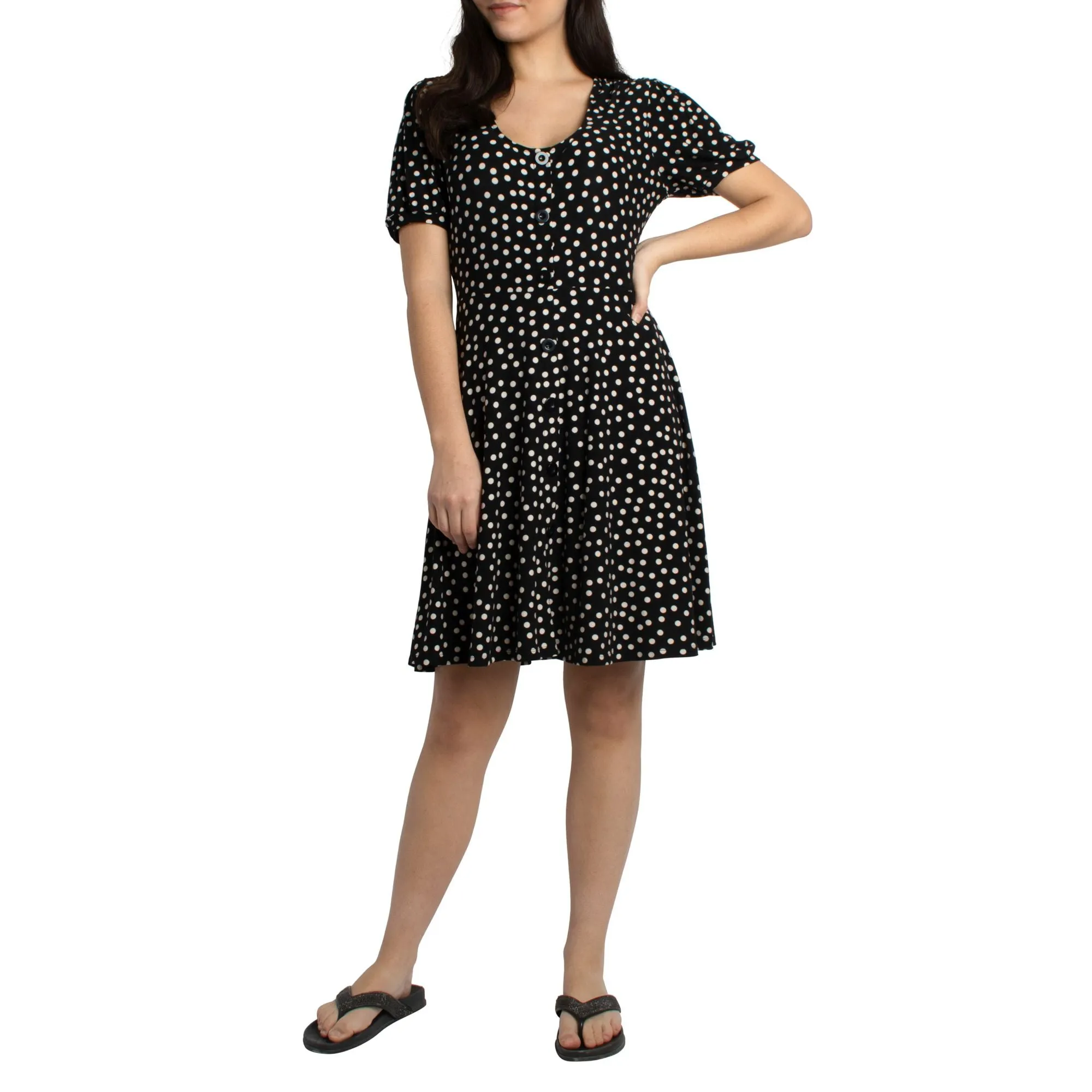 lily morgan Women's Button Front Dress sold by Giant Tiger