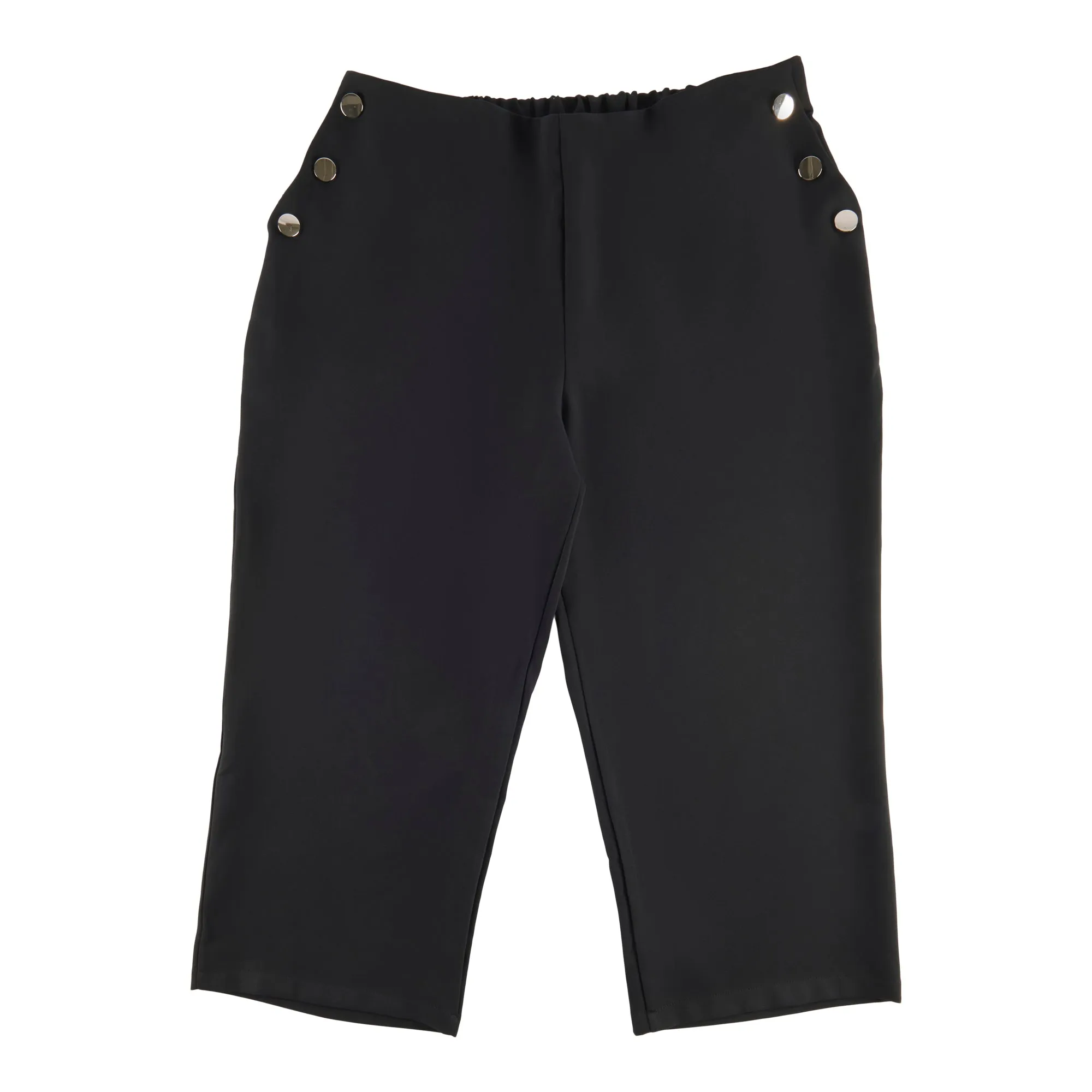 lily morgan Women's Plus Trendsetters Wide Leg Pants with Buttons sold by Giant Tiger