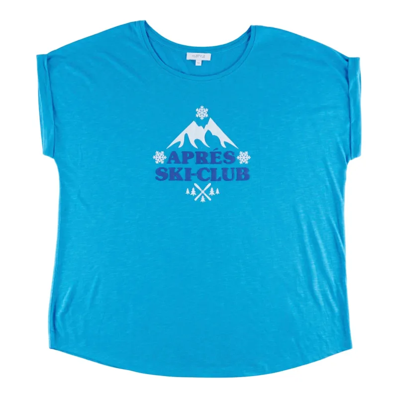 mySTYLE Women's Plus Rolled Short Sleeve Slub T-Shirt sold by Giant Tiger