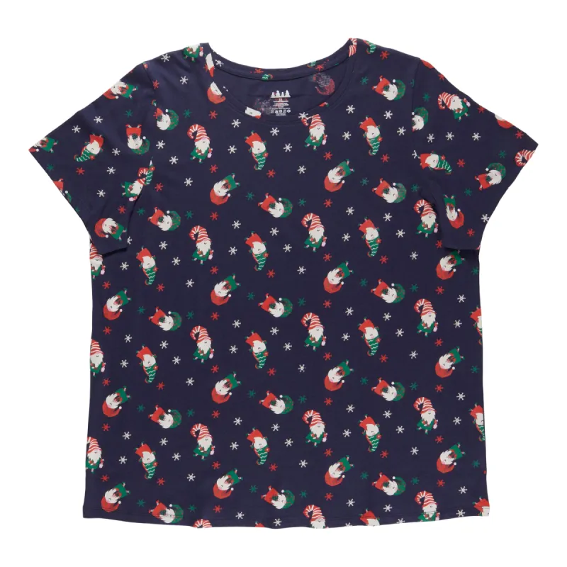 Comfy Cozy Women's Plus Novelty Round Neck T-Shirt sold by Giant Tiger