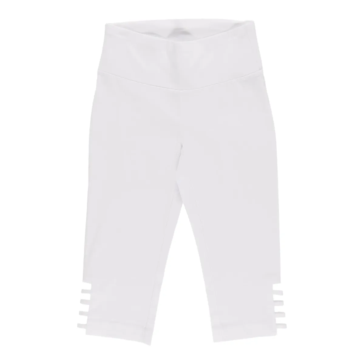 lily morgan Women's Caged Capris Pants, White sold by Giant Tiger