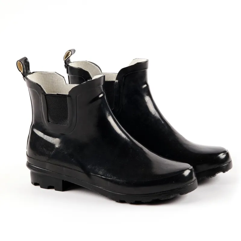 mySTYLE Women's Ankle Rain Boots, Black sold by Giant Tiger