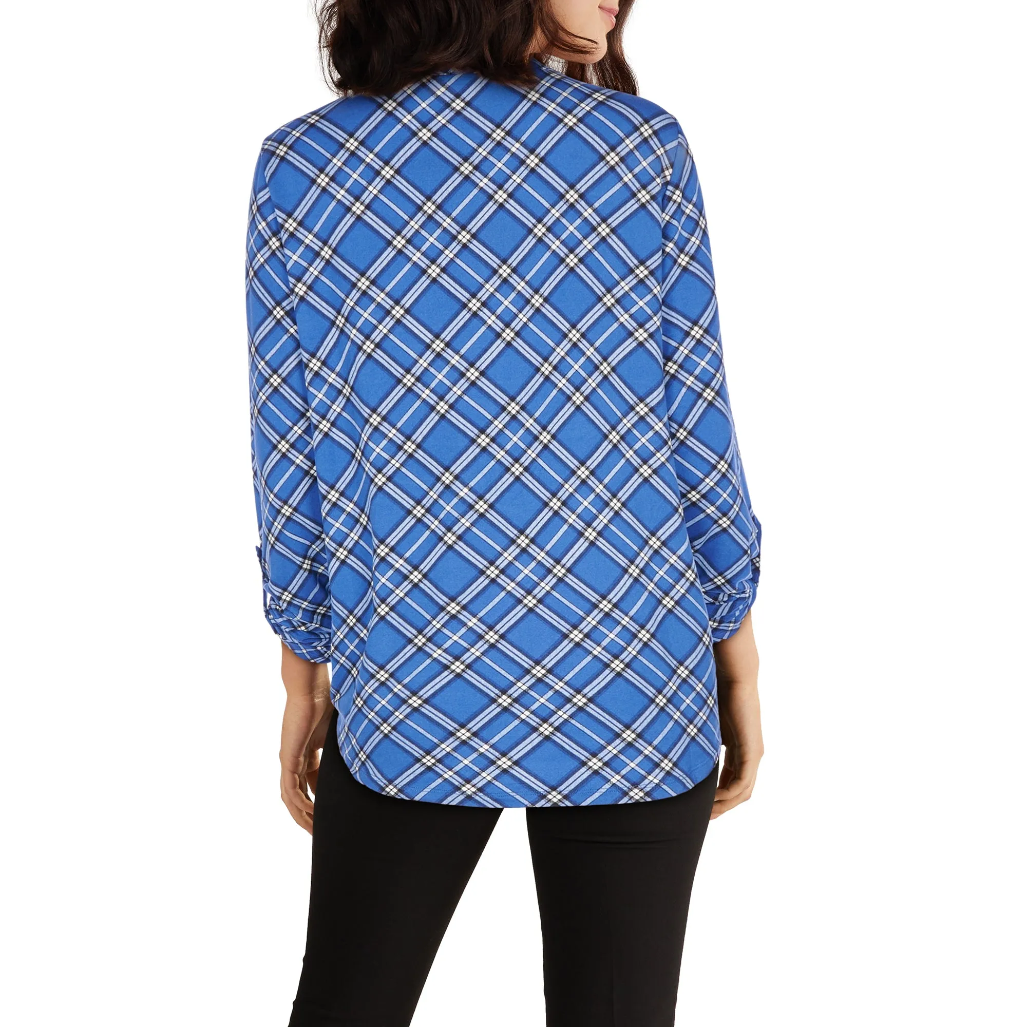 mySTYLE Women's V-Neck Lace-Up Blouse sold by Giant Tiger product image thumbnail 4