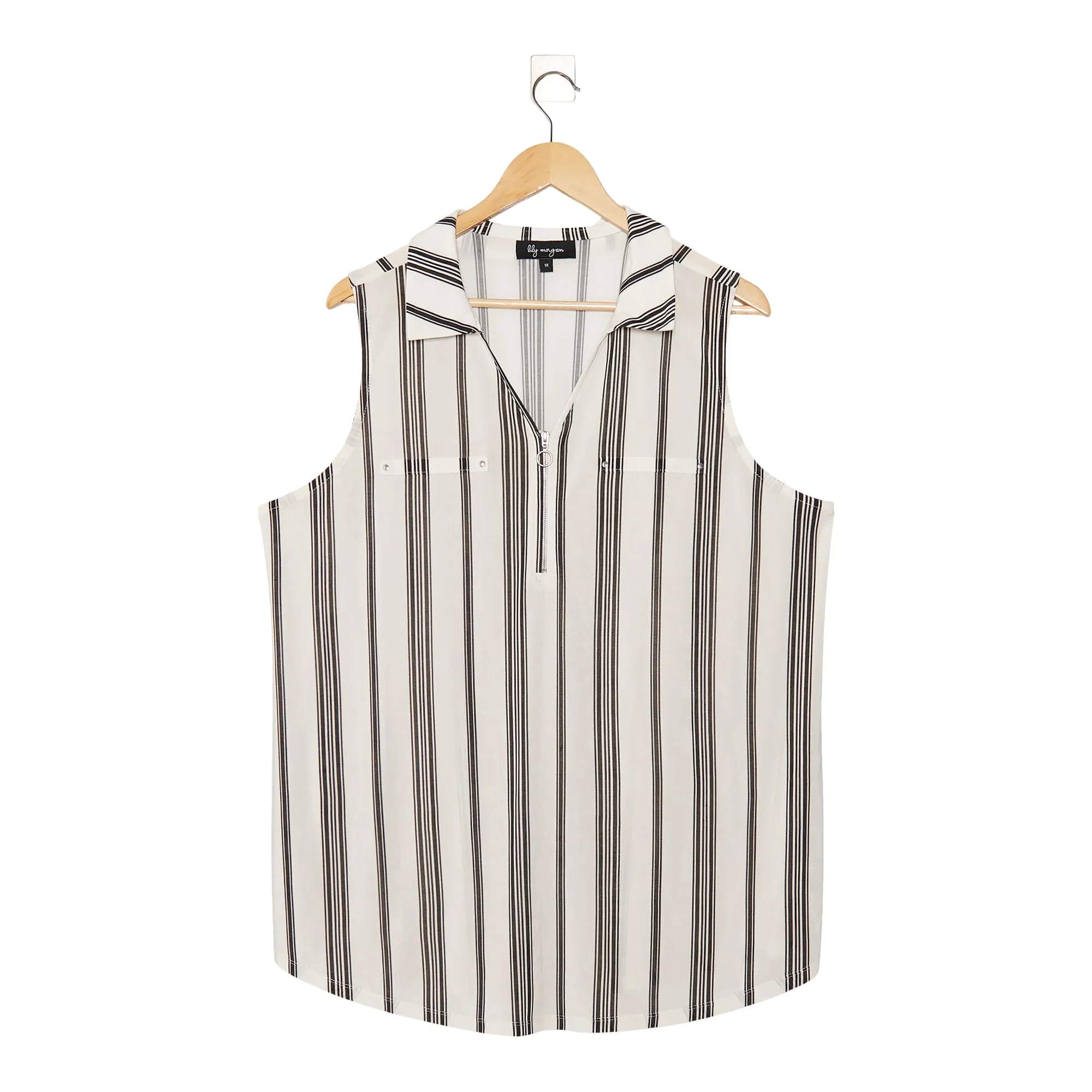 lily morgan Women's Plus Printed Zip Tank sold by Giant Tiger product image thumbnail 2