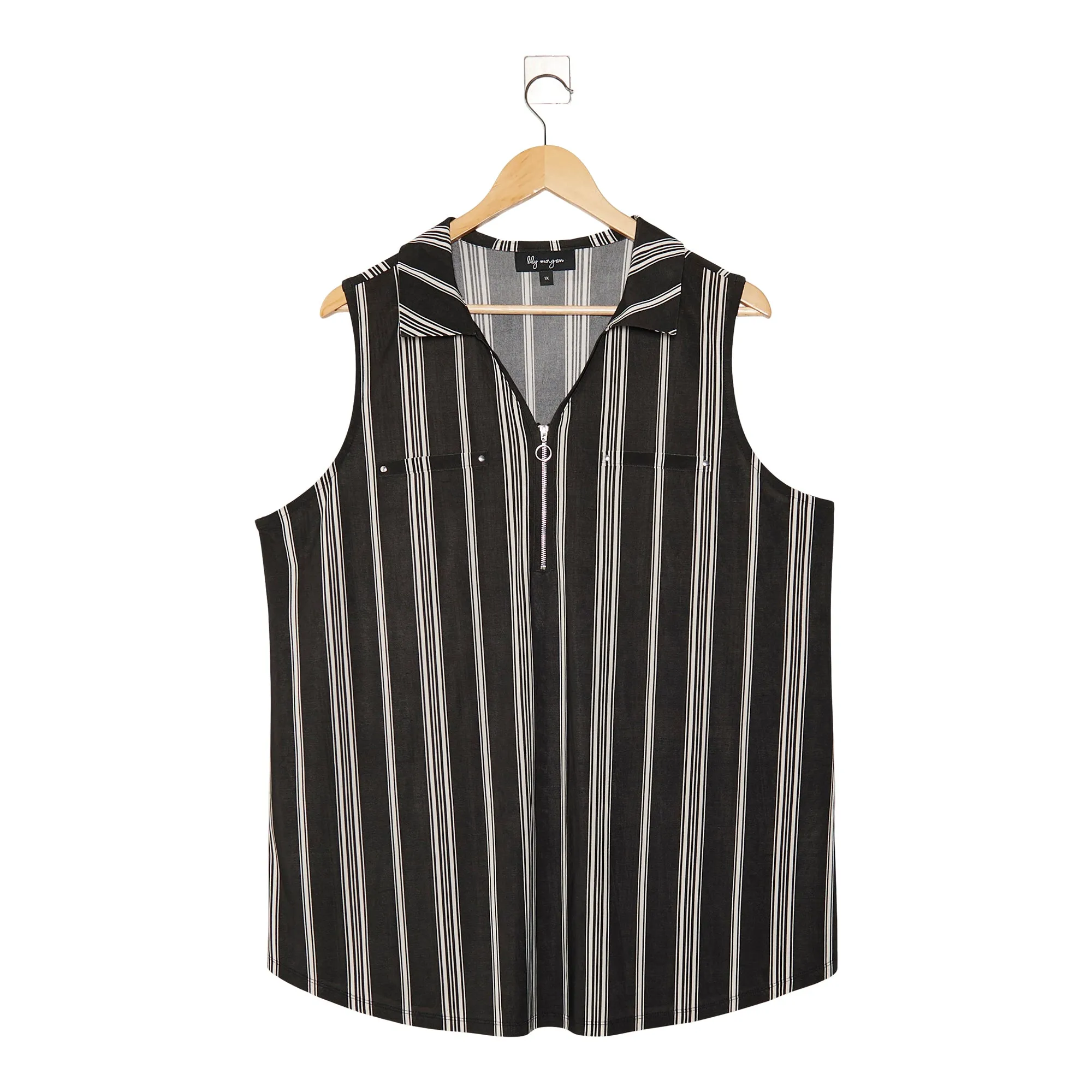 lily morgan Women's Plus Printed Zip Tank sold by Giant Tiger product image thumbnail 3