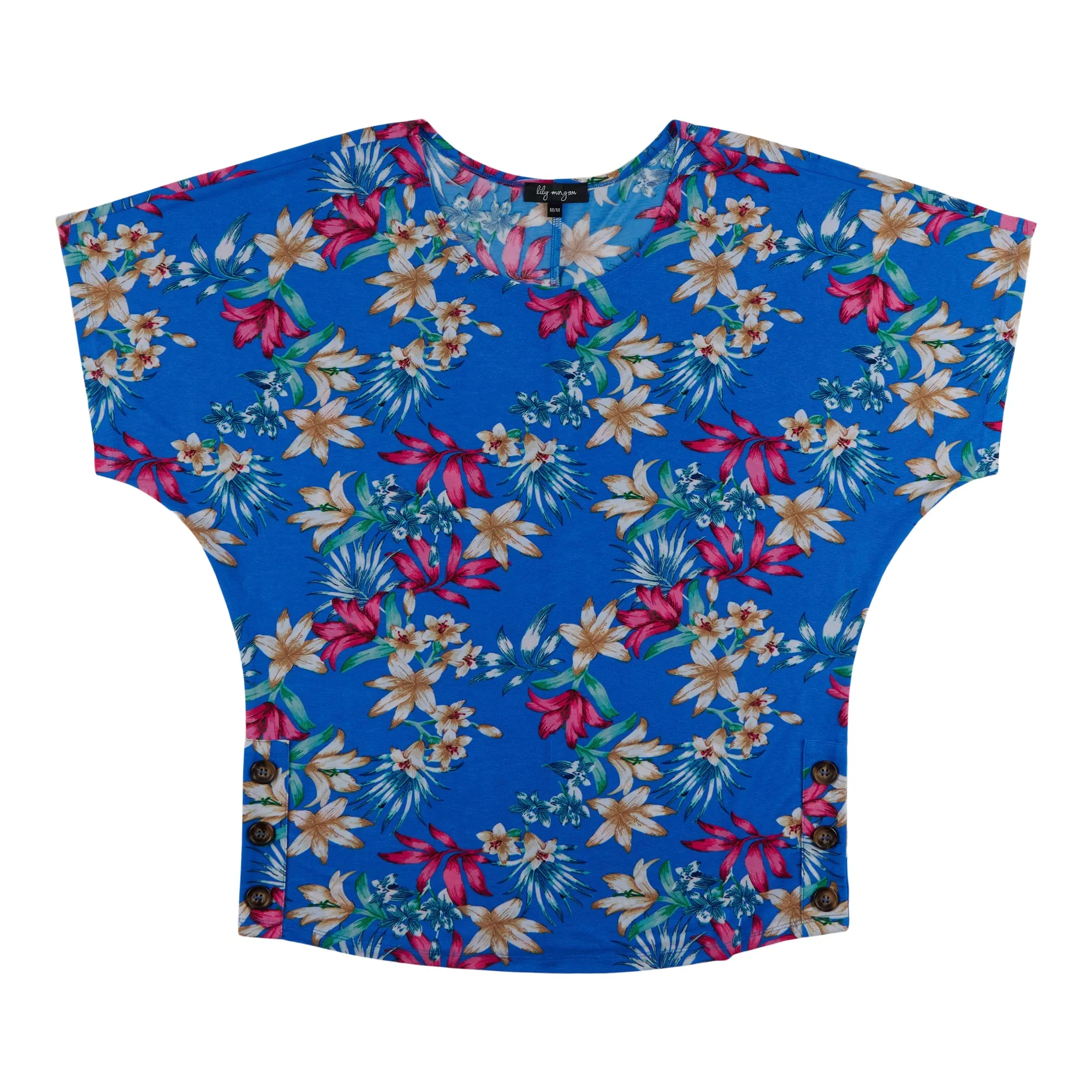 lily morgan Women's Printed Button Detail Blouse sold by Giant Tiger product image thumbnail 4