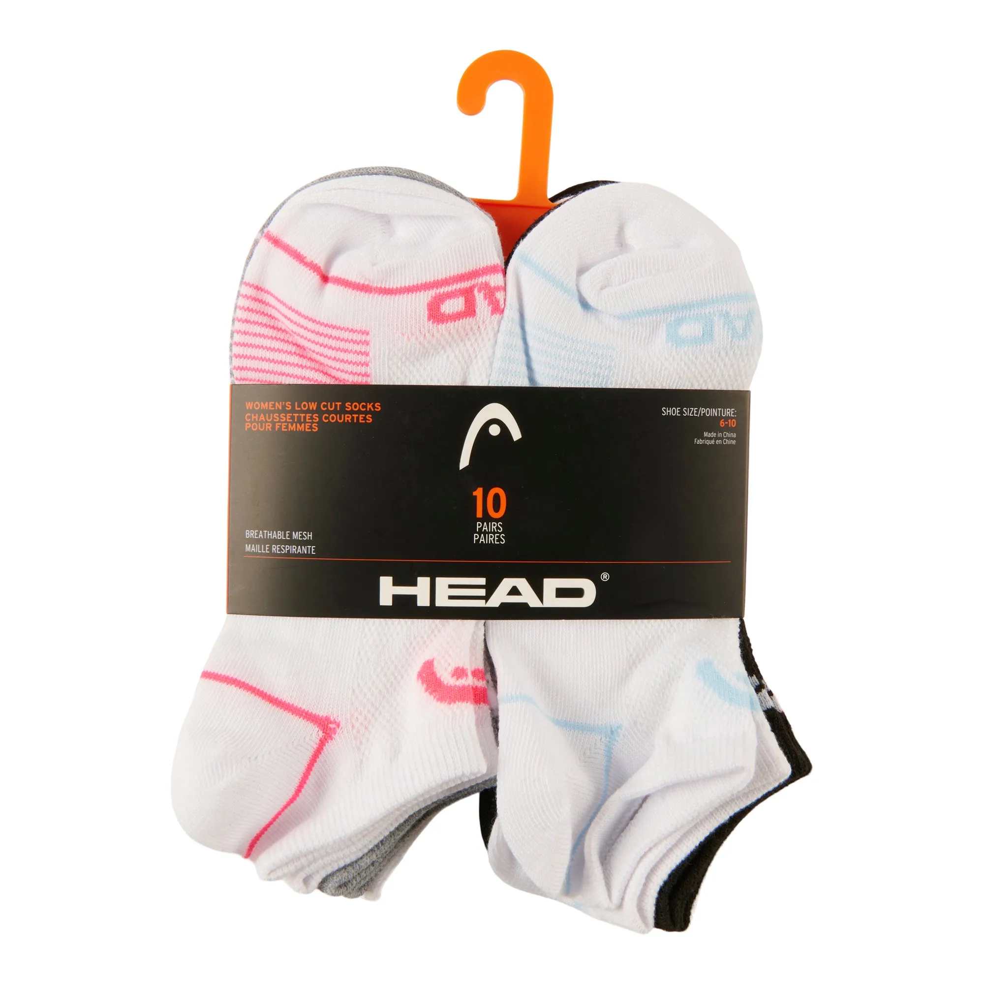 HEAD Women's Athletic Ankle Socks, 10-Pack sold by Giant Tiger product image thumbnail 2
