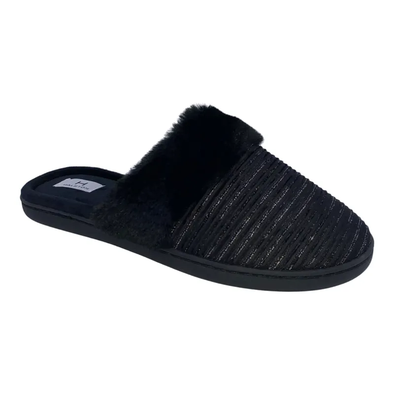 Halston Women's Shimmer Slippers sold by Giant Tiger