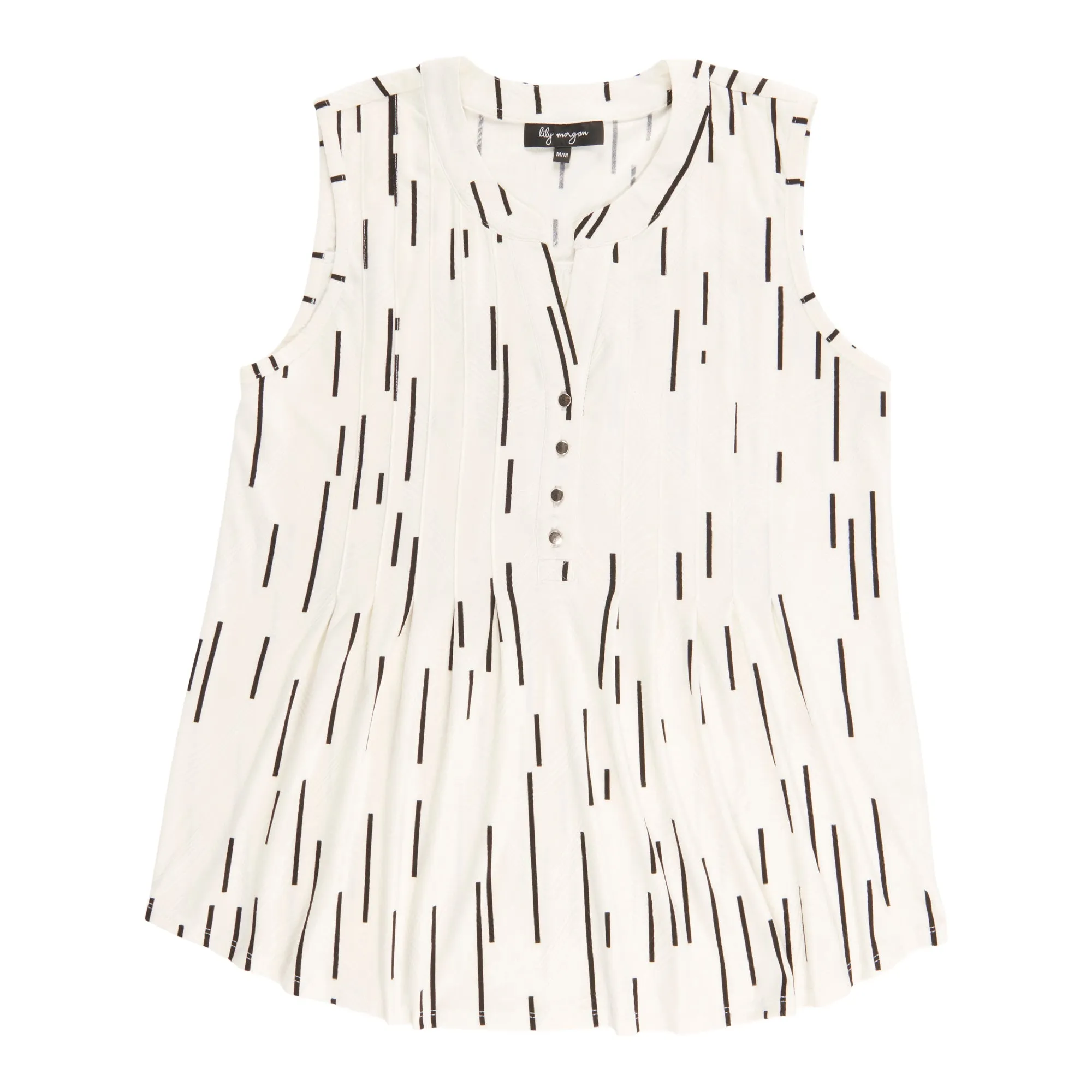 lily morgan Women's Sleeveless Pintuck Top sold by Giant Tiger product image thumbnail 3