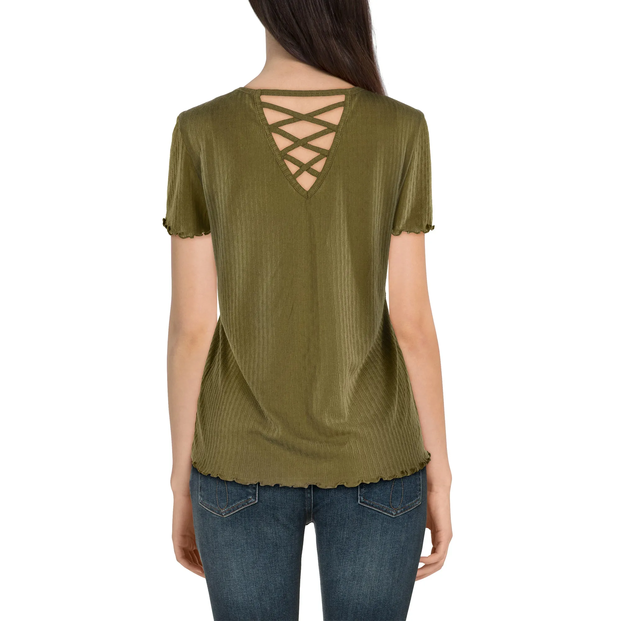 mySTYLE Women's Cool Comfort T-Shirt with Back Criss Cross Design sold by Giant Tiger product image thumbnail 4