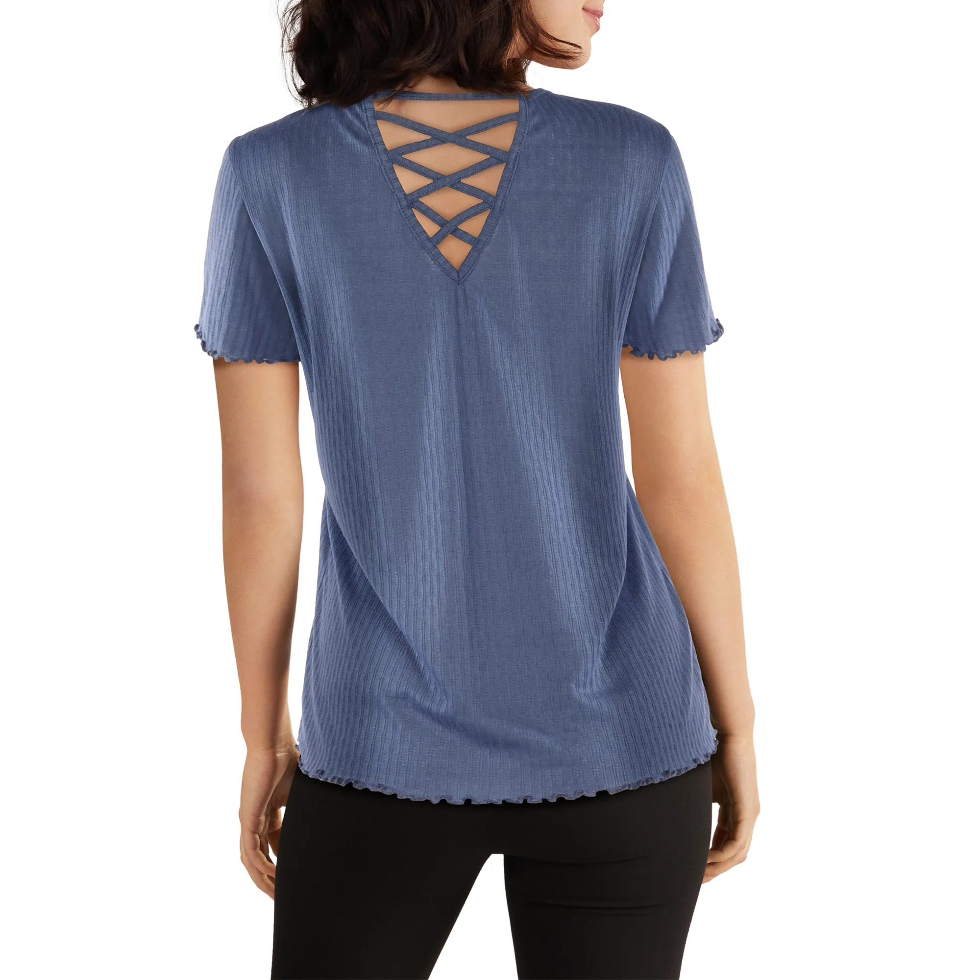 mySTYLE Women's Cool Comfort T-Shirt with Back Criss Cross Design sold by Giant Tiger product image thumbnail 2