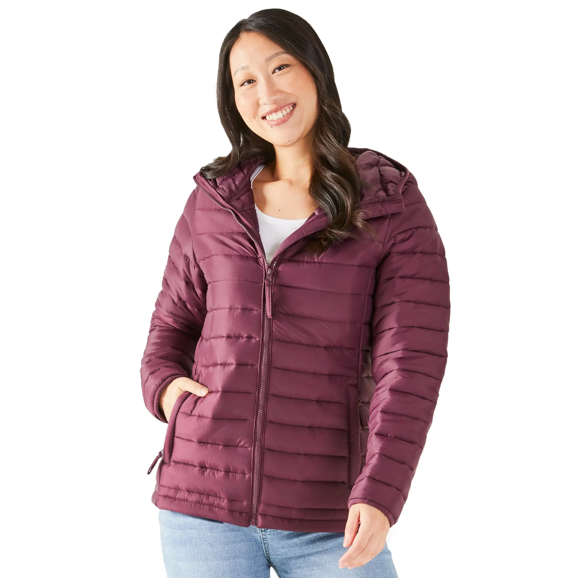 mySTYLE Women's Eco Short Puffer Jacket sold by Giant Tiger product image thumbnail 3