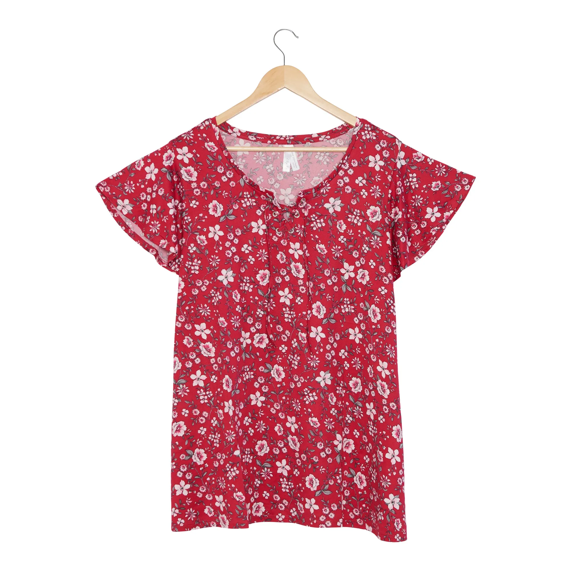 Women's Plus Flutter Sleeve Top sold by Giant Tiger product image thumbnail 3